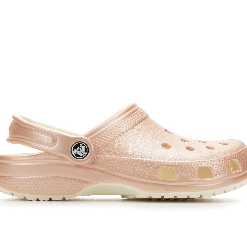 Rose Gold Crocs 8